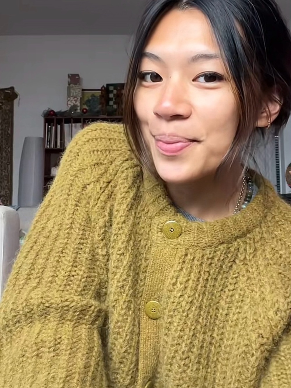 SEZANE EMILE CARDIGAN // olive green!